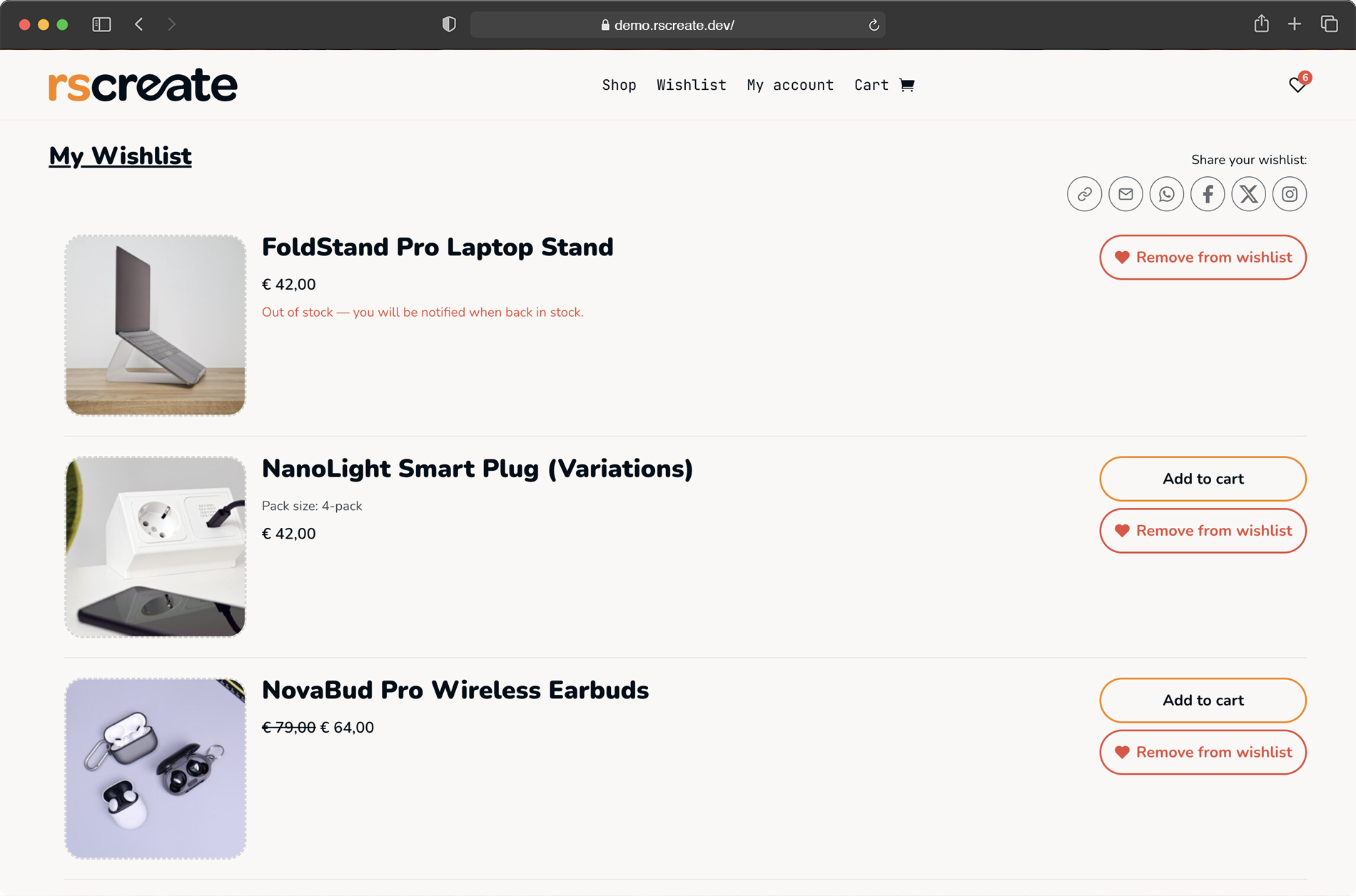 Preview back-in-stock email